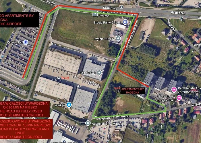 By Radecka Zarembowicza Lotnisko